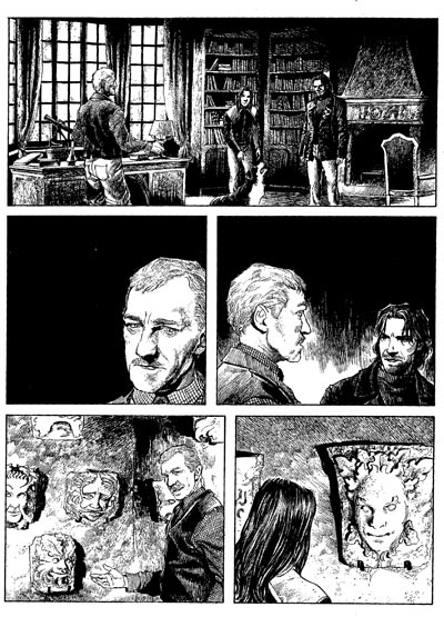 Tavola tratta dal numero 146<br>disegni di Michele Cropera<br><i>(c) 2011 Sergio Bonelli Editore</i>