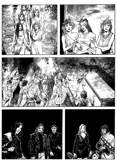Tavola tratta dal numero 146<br>disegni di Michele Cropera<br><i>(c) 2011 Sergio Bonelli Editore</i>