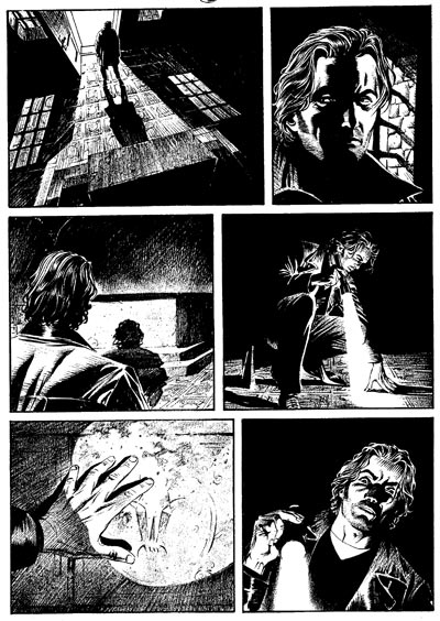 Tavola tratta dal numero 147<br>disegni di Maurizio Dotti<br><i>(c) 2011 Sergio Bonelli Editore</i>