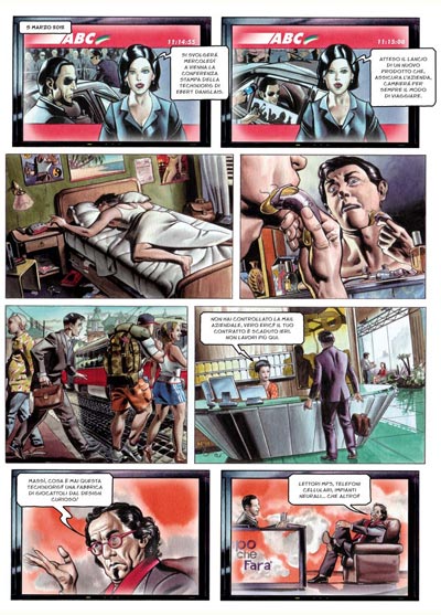 Sturm und Drang - Tavola 7<br>disegni e colori di Patrizio Evangelisti<br><i>(c) 2011 Fulvio Gatti - Patrizio Evangelisti / Vittorio Pavesio Productions</i>