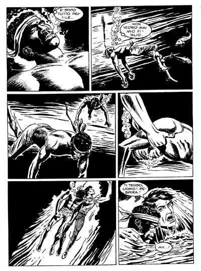Tavola tratta dagli albi numero 559/562<br>disegni di Domenico e Stefano Di Vitto<br><i>(c) 2012 Sergio Bonelli Editore</i>