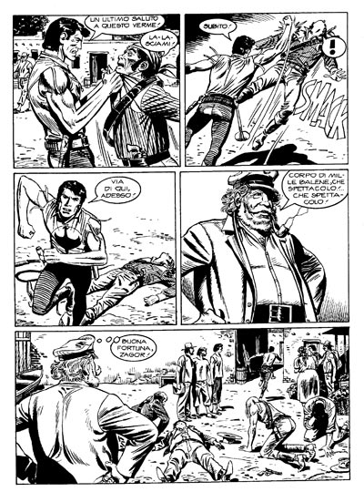 Tavola tratta dagli albi numero 559/562<br>disegni di Domenico e Stefano Di Vitto<br><i>(c) 2012 Sergio Bonelli Editore</i>