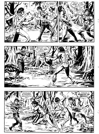 Tavola tratta dagli albi numero 565/566<br>disegni di Gallieno Ferri<br><i>(c) 2012 Sergio Bonelli Editore</i>