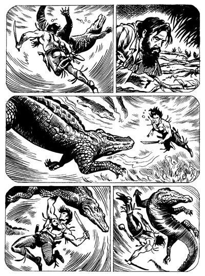 Tavola tratta dagli albi numero 567/569<br>disegni di Mauro Laurenti<br><i>(c) 2012 Sergio Bonelli Editore</i>