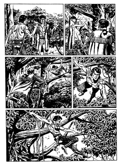 Tavola tratta dal Maxi numero 18<br>disegni di Domenico e Stefano Di Vitto<br><i>(c) 2012 Sergio Bonelli Editore</i>