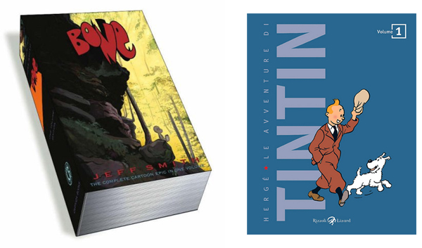 Bone & Tintin Bone & Tintin<br>le copertine degli albi<br><i>(c) 2011 aventi diritto</i>