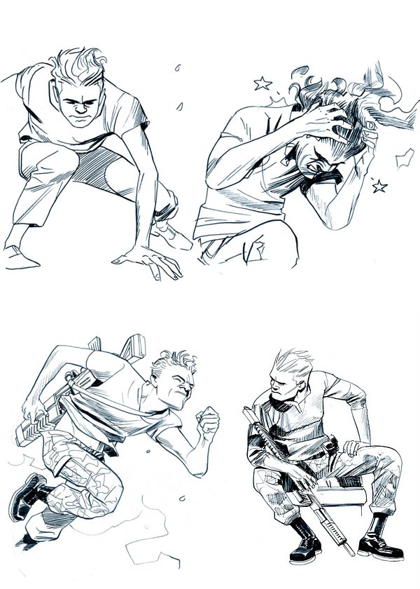 Studio Personaggi<br>disegni di Emiliano Mammuccari<br><i>(c) 2012 Sergio Bonelli Editore</i>