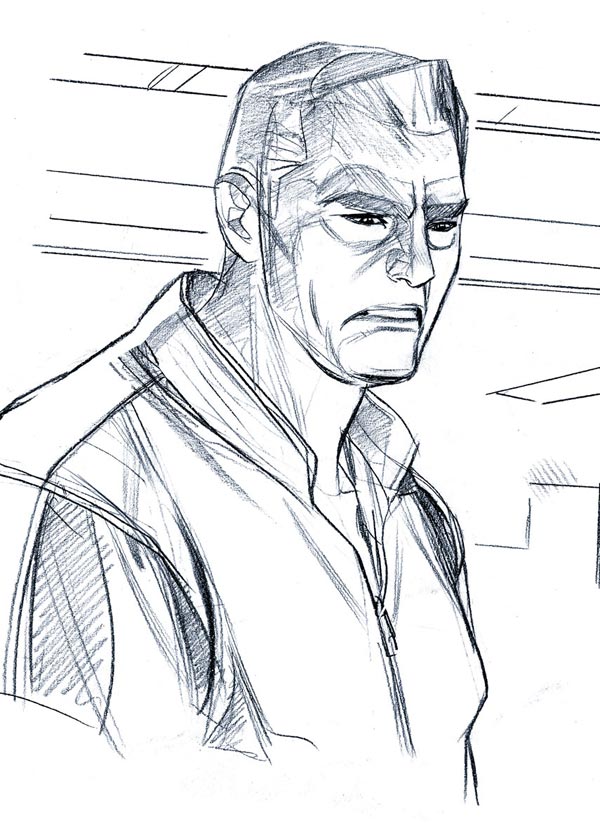 Studio Personaggi<br>disegni di Emiliano Mammuccari<br><i>(c) 2012 Sergio Bonelli Editore</i>