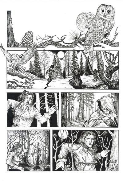 Cronaca Comics Numero 10 - Than Dai<br>disegni di Michele Avigo<br><i>(c) 2012 Salvatore Taormina</i>