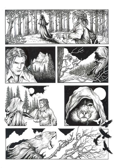 Cronaca Comics Numero 10 - Than Dai<br>disegni di Michele Avigo<br><i>(c) 2012 Salvatore Taormina</i>