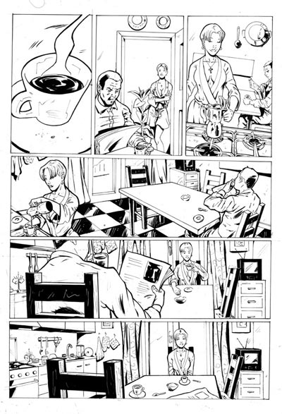 Cronaca Comics Numero 10 - Le confessioni di Michelle<br>disegni di Giulia Pellegrini<br><i>(c) 2012 Salvatore Taormina</i>