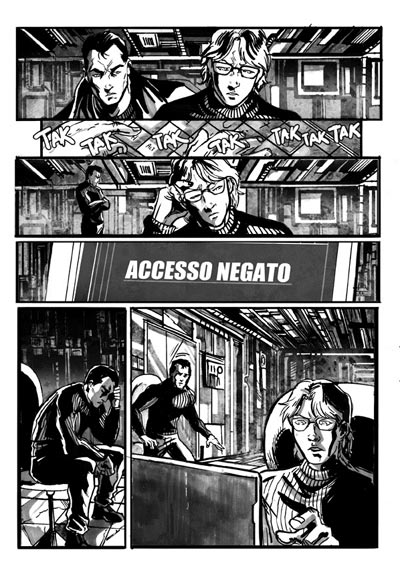 Cronaca Comics Numero 10 - M.I.S.<br>disegni di Vincenzo Riccardi<br><i>(c) 2012 Salvatore Taormina</i>