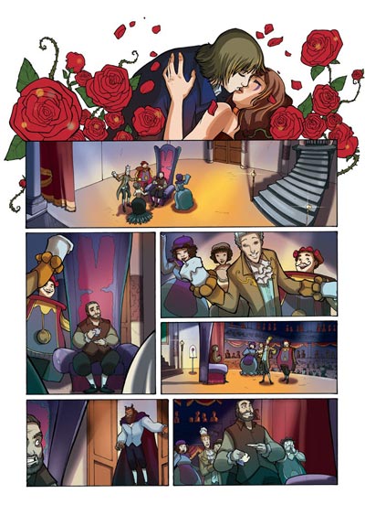 Tavola tratta da Vampire's Tears numero 3<br>disegni di Roberta Pierpaoli, colori di Marina Iovine<br><i>(c) 2012 Salvatore Taormina</i>