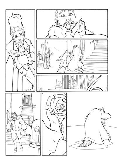 Tavola tratta da Vampire's Tears numero 3<br>disegni di Roberta Pierpaoli<br><i>(c) 2012 Salvatore Taormina</i>