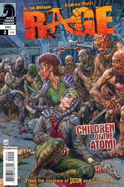 Cover USA #2 Rage<br>disegni di Glen Fabry<br><i>(c) TM & © 2012 DARK HORSE Edizione italiana: Panini S.p.A.</i>