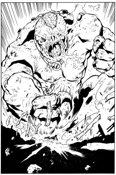 Tavola tratta dalla miniserie Rage<br>matite di Andrea Mutti, chine di Pierluigi Baldassini<br><i>(c) TM & © 2012 DARK HORSE Edizione italiana: Panini S.p.A.</i>
