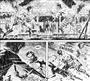 Resa dei conti tra Badeaux (a torno nudo) e Varant<br>disegni di Marcello Mangiantini, Zagor n.559, pag.35<br><i>(c) 2012 Sergio Bonelli Editore</i>