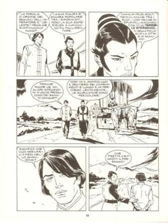 Ugo Pastore e Ha Ojie Ugo Pastore e Ha Ojie<br>Tavola di Stefano Biglia, pag.18<br><i>(c) 2011 Sergio Bonelli editore</i>