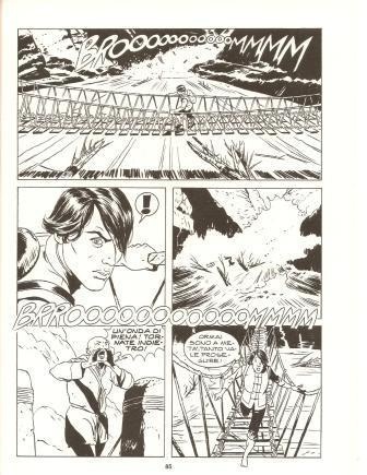 Alluvione! Alluvione!<br>Tavola di Stefano Biglia, pag.85<br><i>(c) 2011 Sergio Bonelli editore</i>