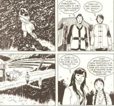 Il ritorno a casa di Meifong Il ritorno a casa di Meifong<br>Vignette di Stefano Biglia, pag.37<br><i>(c) 2011 Sergio Bonelli editore</i>