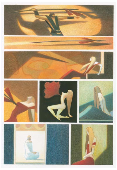 Nausicaa - Tavola 20<br>disegni e colori di Andrea Serio<br><i>(c) 2012 Vittorio Pavesio Productions</i>