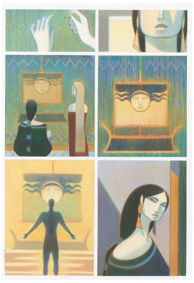 Nausicaa - Tavola 41<br>disegni e colori di Andrea Serio<br><i>(c) 2012 Vittorio Pavesio Productions</i>