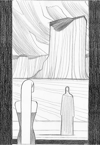 Nausicaa - Bozza Cover<br>disegni di Andrea Serio<br><i>(c) 2012 Vittorio Pavesio Productions</i>