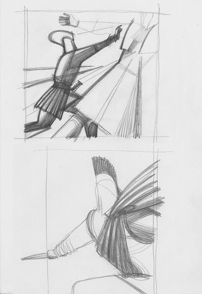Nausicaa - Bozza<br>disegni di Andrea Serio<br><i>(c) 2012 Vittorio Pavesio Productions</i>