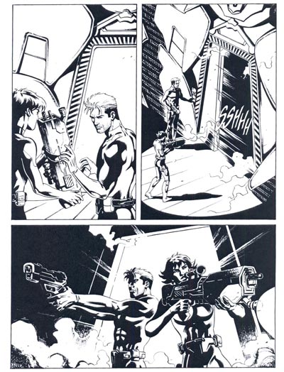 Tavola tratta dal numero 253 Tavola tratta dal numero 253<br>disegni di Simona Denna e Silvia Corbetta<br><i>(c) 2012 Sergio Bonelli Editore</i>