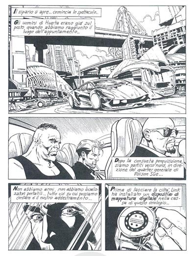 Tavola tratta dall'Albo Maxi numero 8 Tavola tratta dall'Albo Maxi numero 8<br>disegni di Fabrizio Busticchi e Luana Paesani<br><i>(c) 2012 Sergio Bonelli Editore</i>