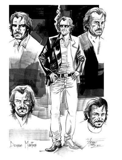 LAW - Studio Personaggi: Donnie Martini<br>disegni di Fabiano Ambu<br><i>(c) 2012 Davide G.G. Caci, Giorgio Salati, Fabiano Ambu & Edizioni Star Comics</i>