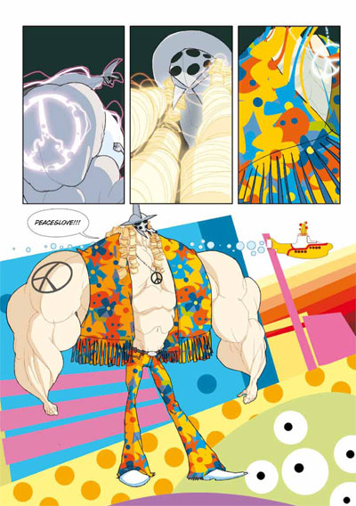 DEI 1 - Tavola 37<br>disegni e colori di Emanuele Tenderini<br><i>(c) 2012 Bao Publishing</i>