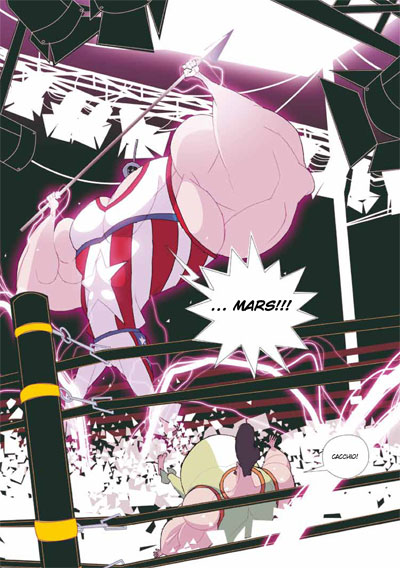 DEI 1 - Tavola 73<br>disegni e colori di Emanuele Tenderini<br><i>(c) 2012 Bao Publishing</i>