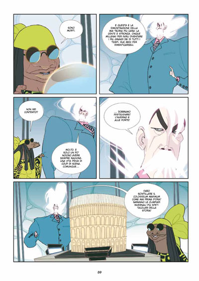 DEI 1 - Tavola 87<br>disegni e colori di Emanuele Tenderini<br><i>(c) 2012 Bao Publishing</i>