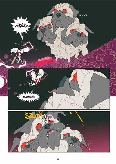 DEI 1 - Tavola 91<br>disegni e colori di Emanuele Tenderini<br><i>(c) 2012 Bao Publishing</i>