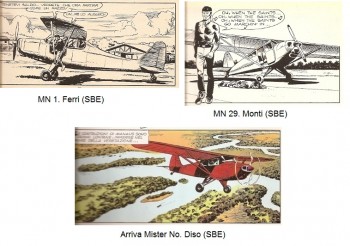 Il primo Piper<br>Vignette di Ferri, Monti e Merati, e Diso<br><i>(c) 1975-1977-1979 Sergio Bonelli editore</i>