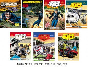 Il piper in copertina<br>Copertine Mister No n.21, 199, 241, 290, 312, 359, 379<br><i>(c) 1977-1991-1995-1999-2001-2005-2007 Sergio Bonelli editore</i>