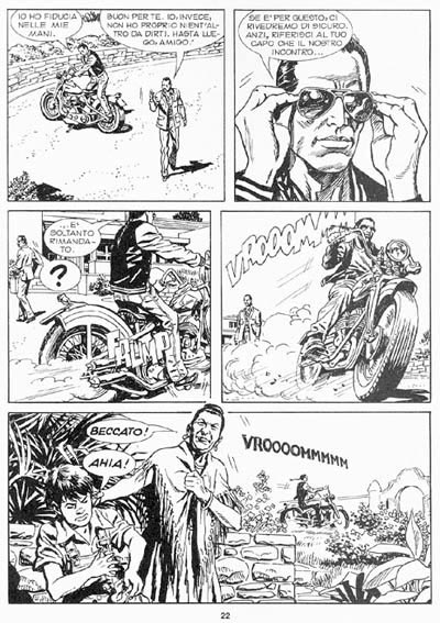 Tavola tratta dal numero 1<br>disegni di Fabio Valdambrini<br><i>(c) 2012 Sergio Bonelli Editore</i>