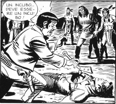 La disperazione di Cico<br>disegni di Marco Verni, Zagor Gigante n.2, pag.33<br><i>(c) 2012 Sergio Bonelli Editore</i>