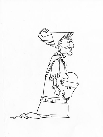 DEI - Primissimi Studi Personaggi: Sibilla<br>disegni di Emanuele Tenderini<br><i>(c) 2012 Bao Publishing</i>