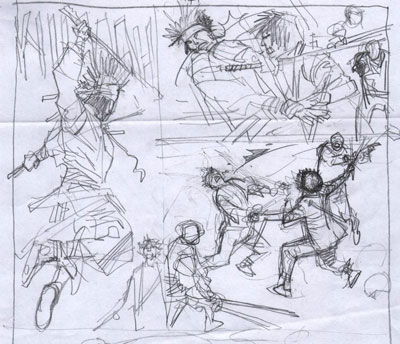 Darwin - Vignetta Tavola 144<br>disegni di Luigi Piccatto<br><i>(c) 2012 Sergio Bonelli Editore</i>