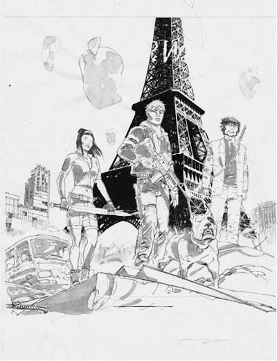 Darwin - Bozza Cover<br>disegni di Luigi Piccatto<br><i>(c) 2012 Sergio Bonelli Editore</i>