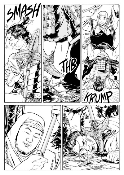 Il Monaco e Musachi<br>disegni di Luca Enoch<br><i>(c) 2012 Sergio Bonelli Editore</i>
