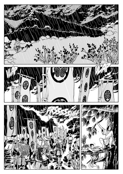 L'esercito dei Tokugawa<br>disegni di Luca Enoch<br><i>(c) 2012 Sergio Bonelli Editore</i>