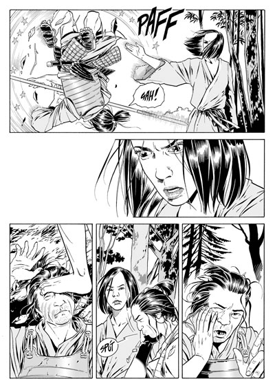 Lilith e Musashi Lilith e Musashi<br>disegni di Luca Enoch<br><i>(c) 2012 Sergio Bonelli Editore</i>