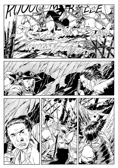 Miyamoto Musashi Miyamoto Musashi<br>disegni di Luca Enoch<br><i>(c) 2012 Sergio Bonelli Editore</i>