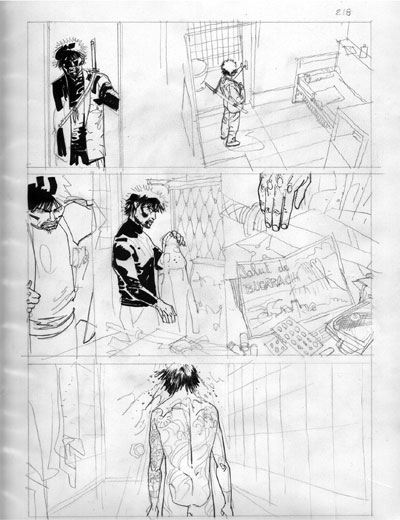 Darwin - Matita Tavola 218<br>disegni di Luigi Piccatto<br><i>(c) 2012 Sergio Bonelli Editore</i>