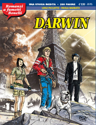 Darwin - Cover<br>disegni di Luigi Piccatto<br><i>(c) 2012 Sergio Bonelli Editore</i>