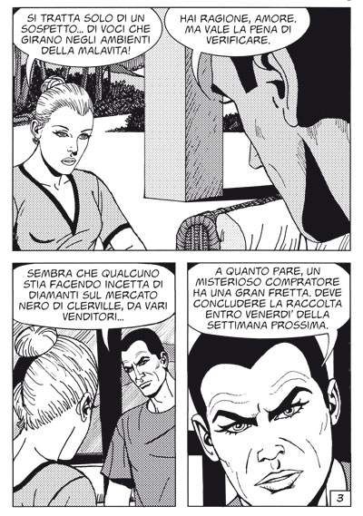 Diabolik Inedito 8-2012: tavola 3<br>disegni di Emanuele Barison<br><i>(c) 2012 Astorina</i>