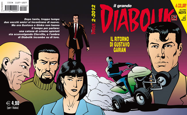 Cover Diabolik il Grande II-2012<br>disegni di Agnese Storer<br><i>(c) 2012 Astorina</i>
